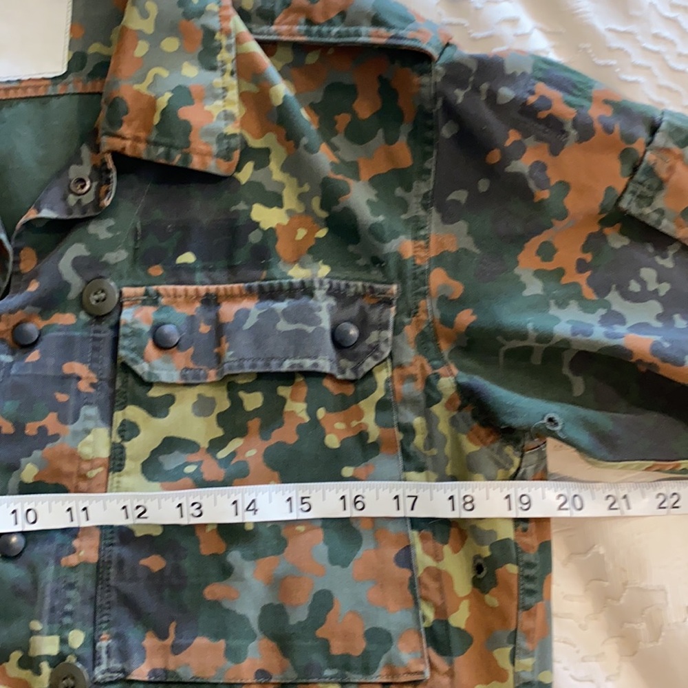 Authentic German Military army jacket green brown small to medium - Picture 12 of 14